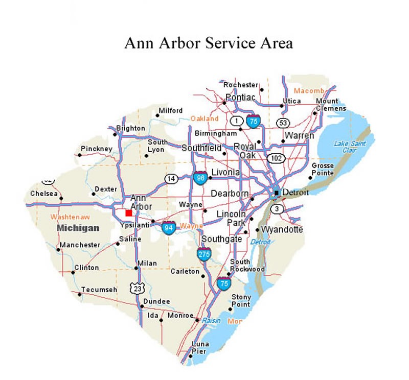 Service Area Ann Arbor Dumpster